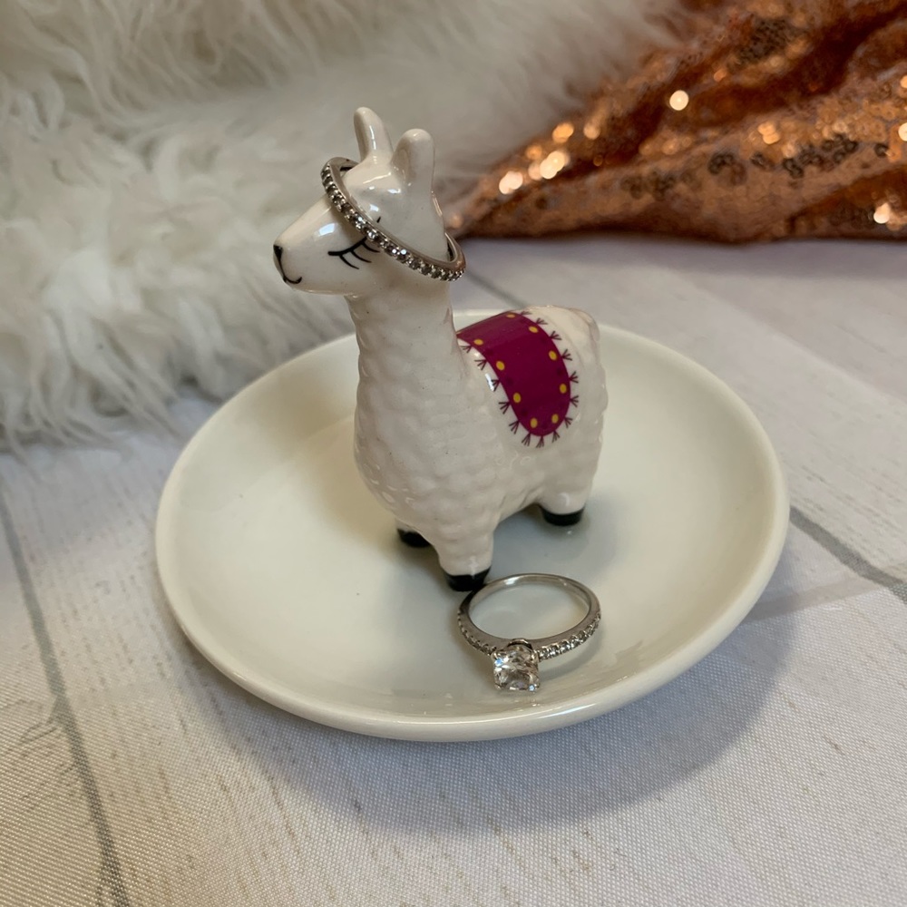 Llama Jewelry Dish